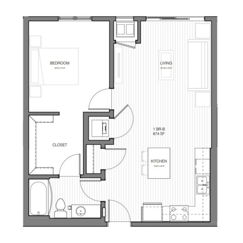 1 bedroom apartment for rent